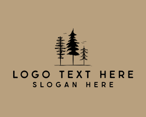 Camping - Forest Tree Nature logo design