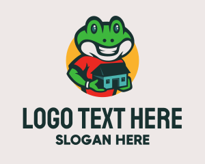 Swamp - Frog Reptile Housing logo design