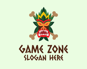 Scary Tiki Mask Logo
