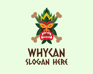 Scary Tiki Mask Logo