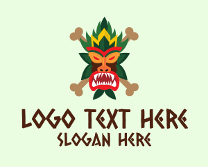 Scary Tiki Mask Logo