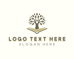 Book - Book Tree Bookstore logo design