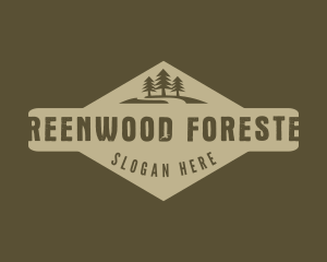 Outdoor Pine Forest  logo design