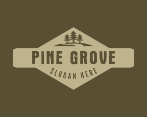 Outdoor Pine Forest  logo design