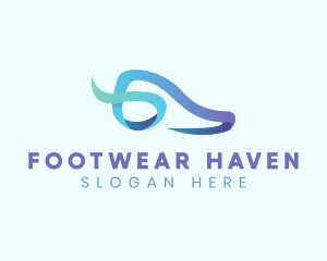 Shoe Footwear Sneaker logo design