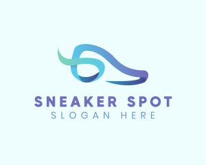 Kicks - Shoe Footwear Sneaker logo design