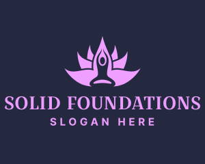 Lotus Wellness Yoga Logo