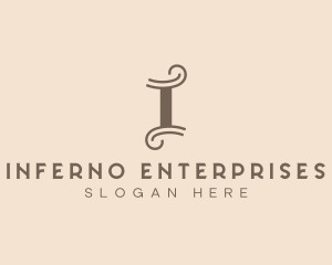 Fancy Business Letter I logo design