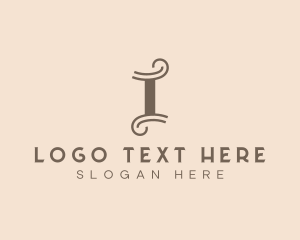 Typography - Fancy Business Letter I logo design