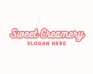 Retro Fashion Cursive logo design