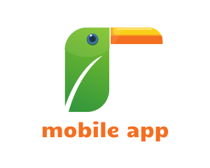 Leaf Toucan Bird Logo