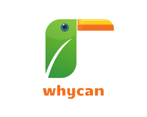 Leaf Toucan Bird Logo
