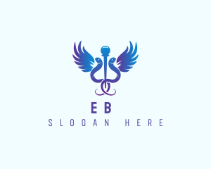  Caduceus Medical Healthcare logo design