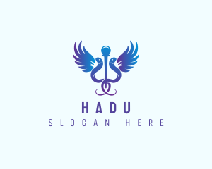  Caduceus Medical Healthcare logo design