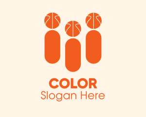 Athlete - Basketball Sports Fans logo design