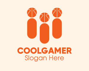 People - Basketball Sports Fans logo design
