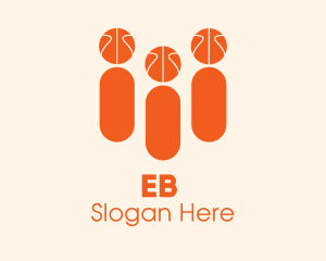 Ball - Basketball Sports Fans logo design