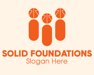 Slam Dunk - Basketball Sports Fans logo design