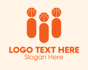 Sports Network - Basketball Sports Fans logo design