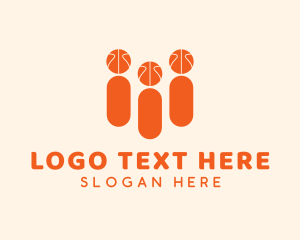 Training - Basketball Sports Fans logo design