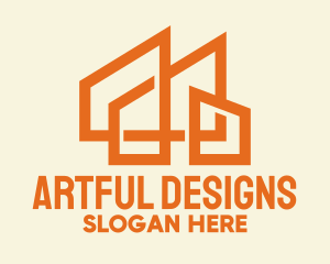 Orange Residential Architecture logo design