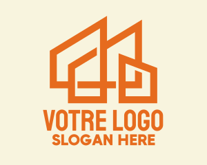 Broker - Orange Residential Architecture logo design