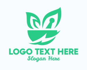 Vegetable - Energy Pharmacy Mortar logo design