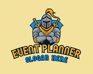 Player - Knight Gaming Shield logo design