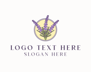 Aromatherapy - Lavender Flower Farm logo design