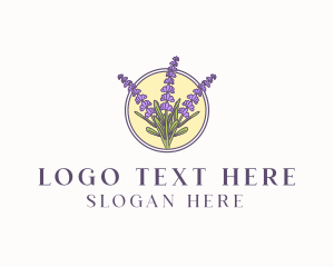 Bouquet - Lavender Flower Farm logo design