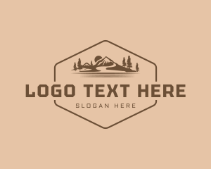 Outdoor Camping Adventure Logo