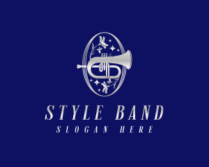 Luxury Orchestra Trumpet logo design