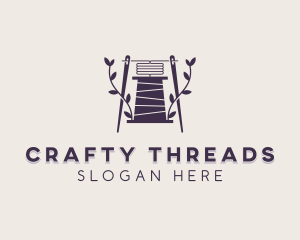 Needle Vines Yarn logo design