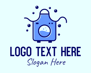 Appliance - Apron Washing Machine logo design