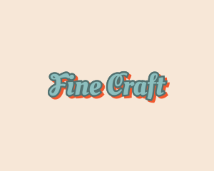 Retro Cursive Business logo design