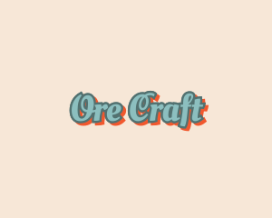 Retro Cursive Business logo design