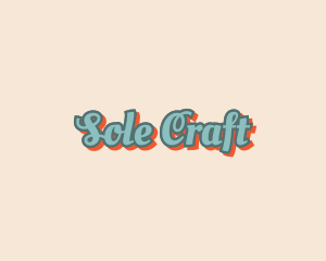 Retro Cursive Business logo design