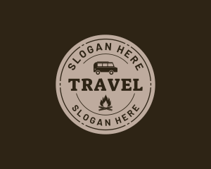 Campervan Travel Adventure Logo