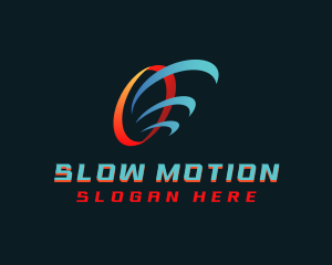 Wind Motion HVAC logo design