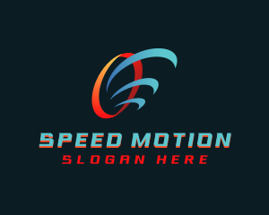 Motion - Wind Motion HVAC logo design