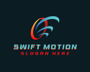 Motion - Wind Motion HVAC logo design