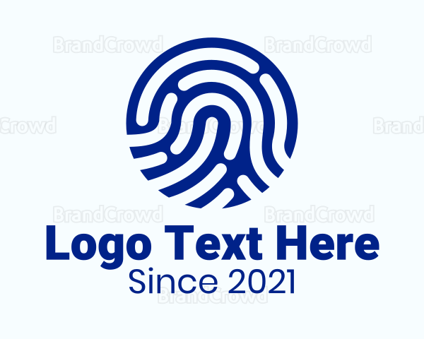Digital Fingerprint Tech Logo