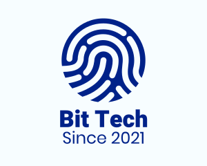 Digital Fingerprint Tech logo design