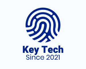 Digital Fingerprint Tech logo design