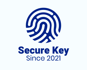 Password - Digital Fingerprint Tech logo design
