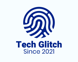 Digital Fingerprint Tech logo design