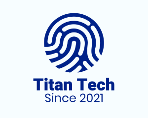 Digital Fingerprint Tech logo design