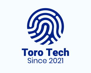 Digital Fingerprint Tech logo design