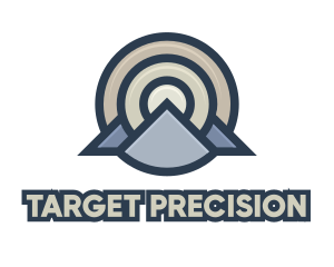 Circle Target Mountain House logo design