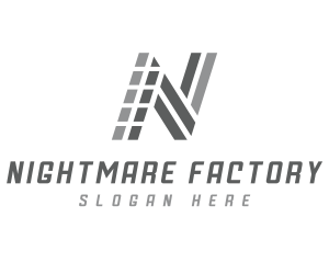 Sports Brand Athletic Letter N logo design